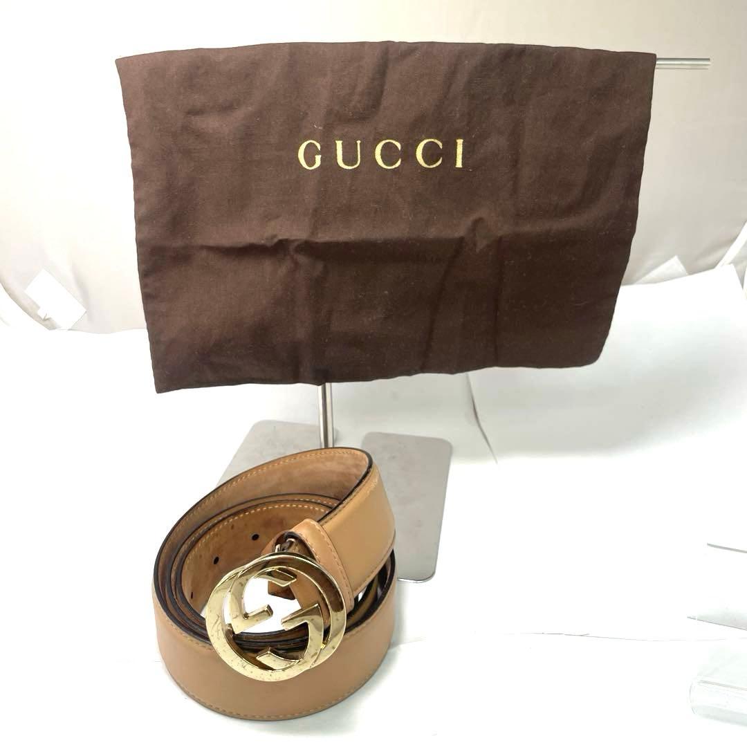 GUCCI グッチ　ベルト　レディース　GG柄