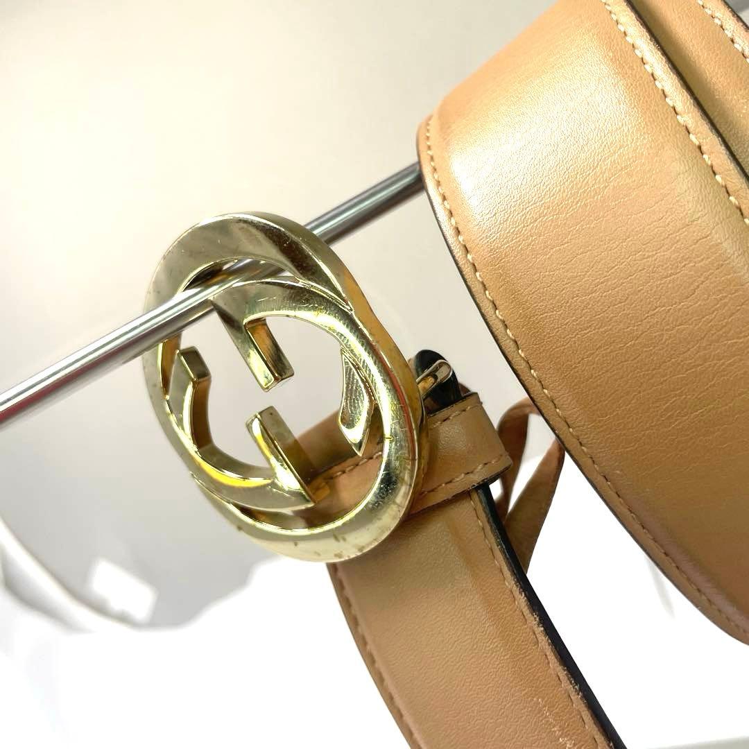 GUCCI グッチ　ベルト　レディース　GG柄