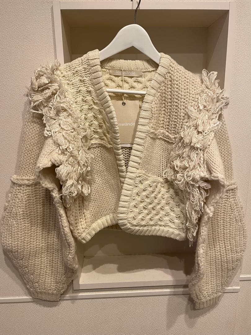 新品未使用！leinwande ハンドワークカーディガン