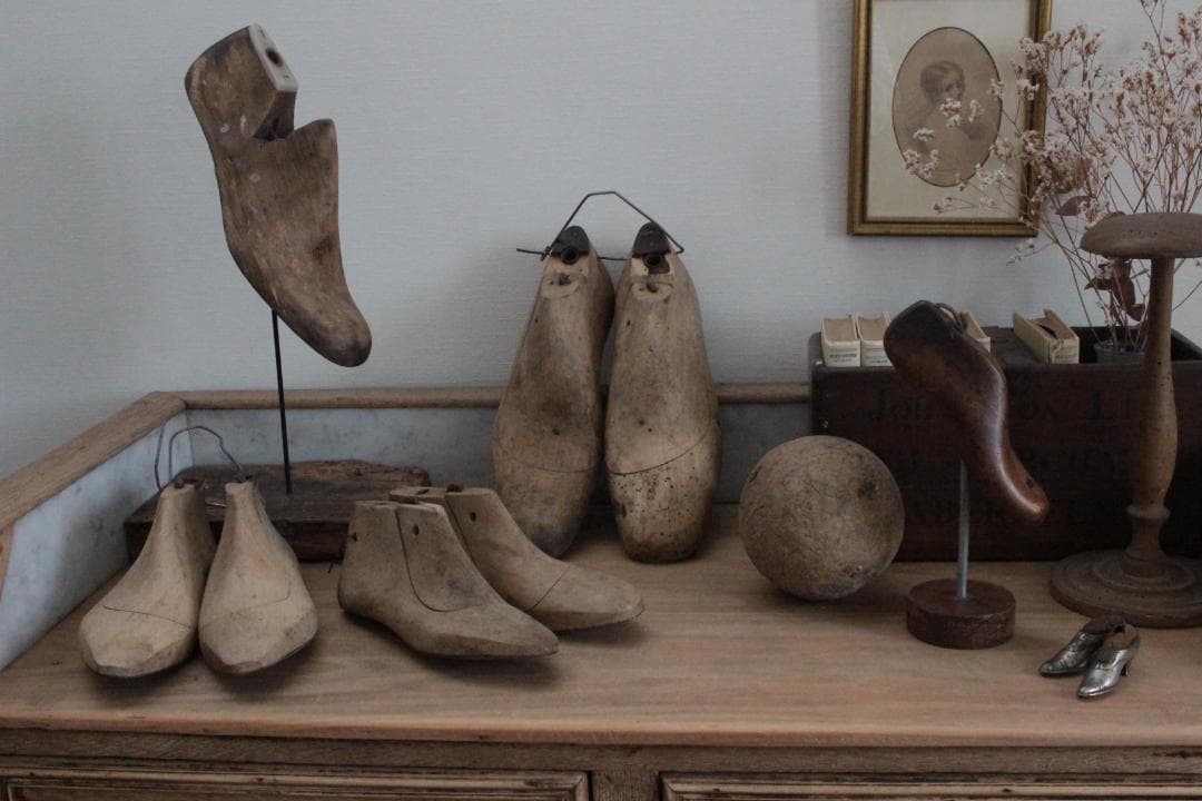 フランスアンティーク木製シューモールドオブジェ/43