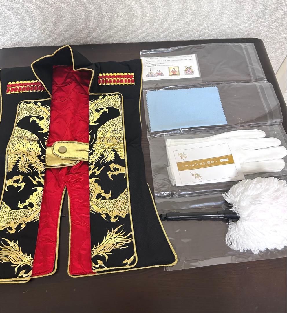 五月人形 ケース入り 兜飾り 六角勝輝 伊達政宗の兜 アクリルケース 幅43cm