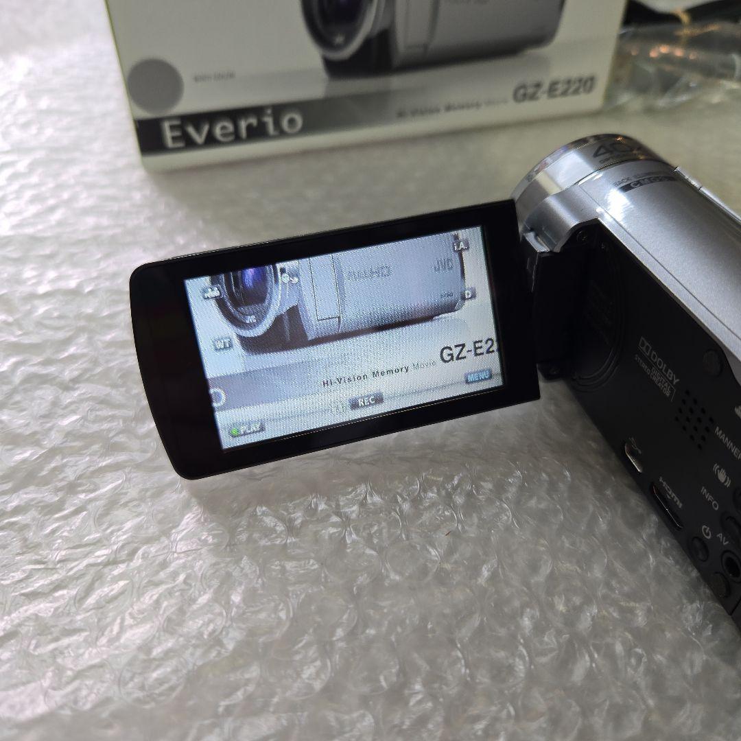 動作品　JVC Everio GZ-E220 ハイビジョン　ビデオカメラ