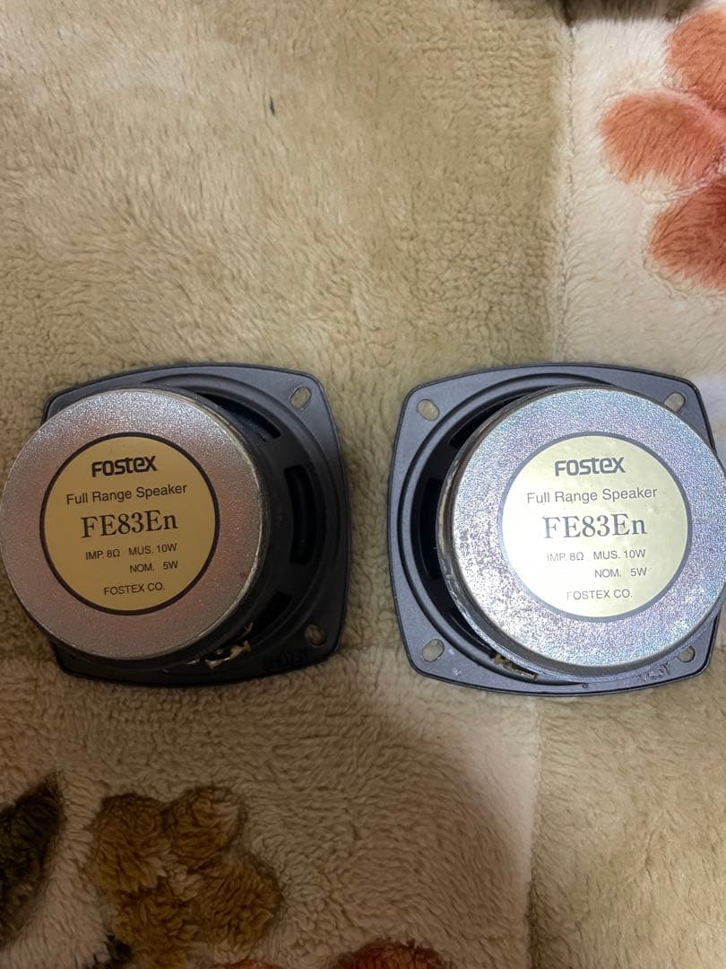 Fostex FE83En 自作フルレンジスピーカー スワン？1個　B