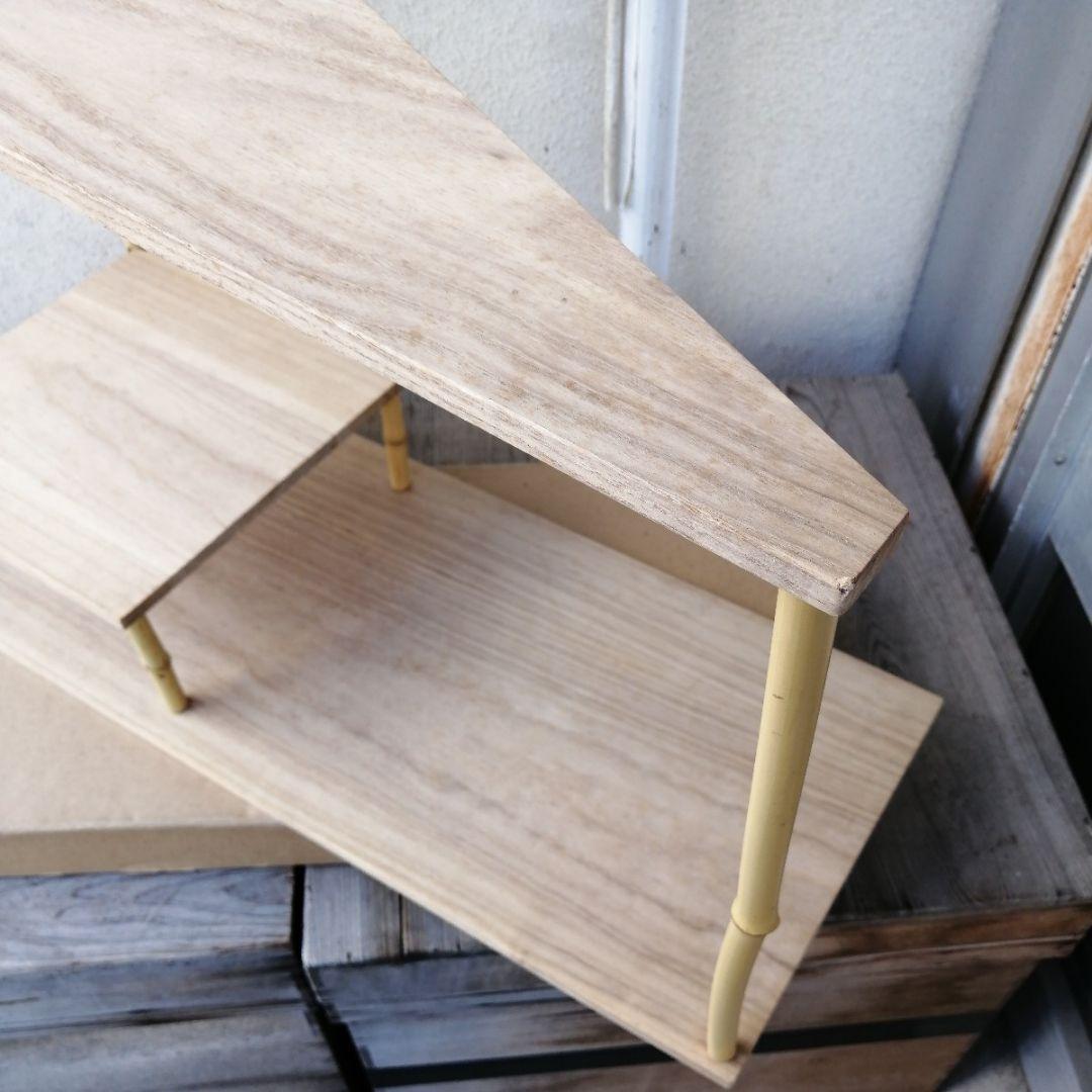 松風棚　棚　茶道具　茶棚　組み立て式　紙箱