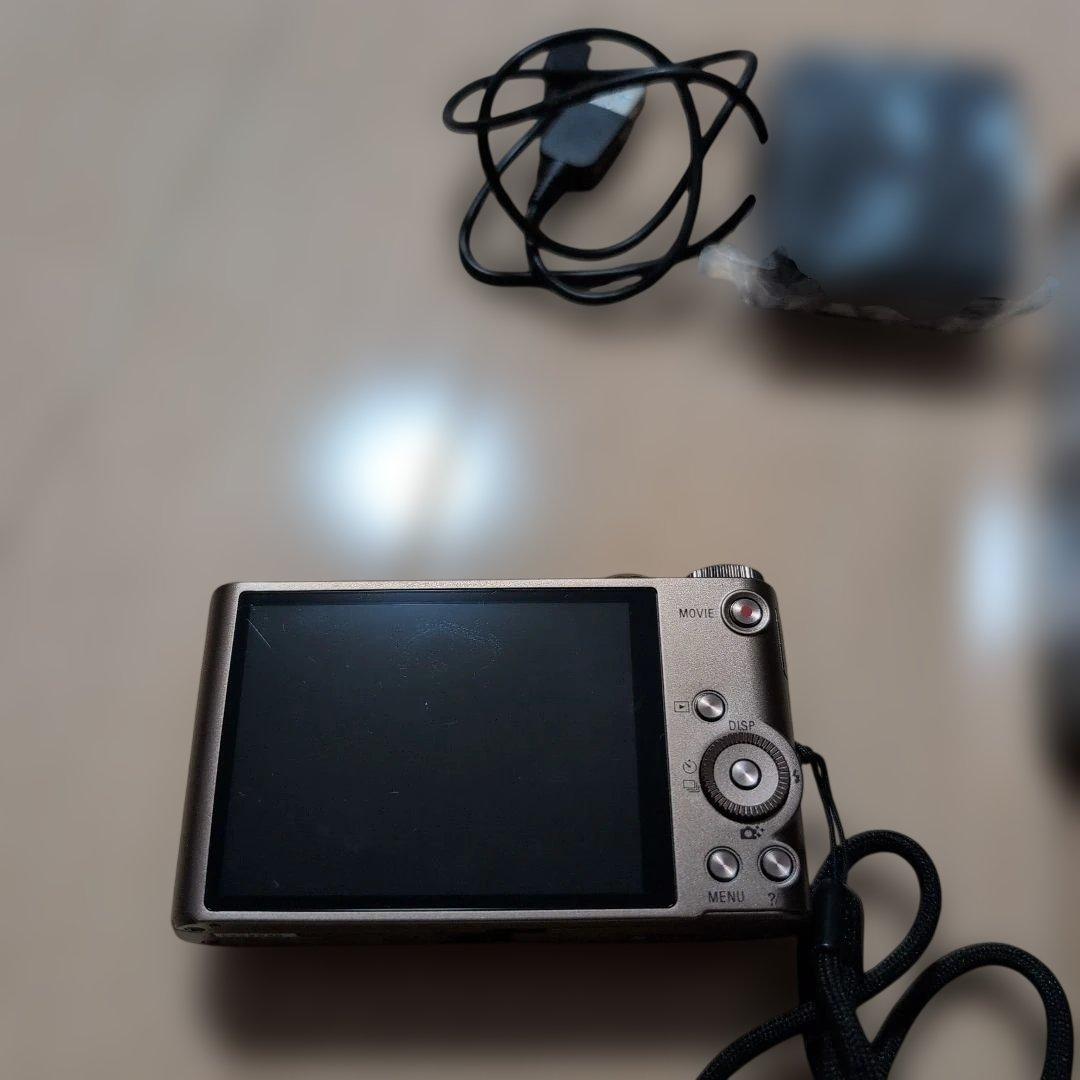 【美品】SONY DSC-WX300 デジタルカメラ WiFi機能付　ブラウン