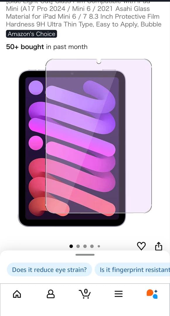 充放電回数11回iPad mini A17 Pro（第7世代） Wifiモデル