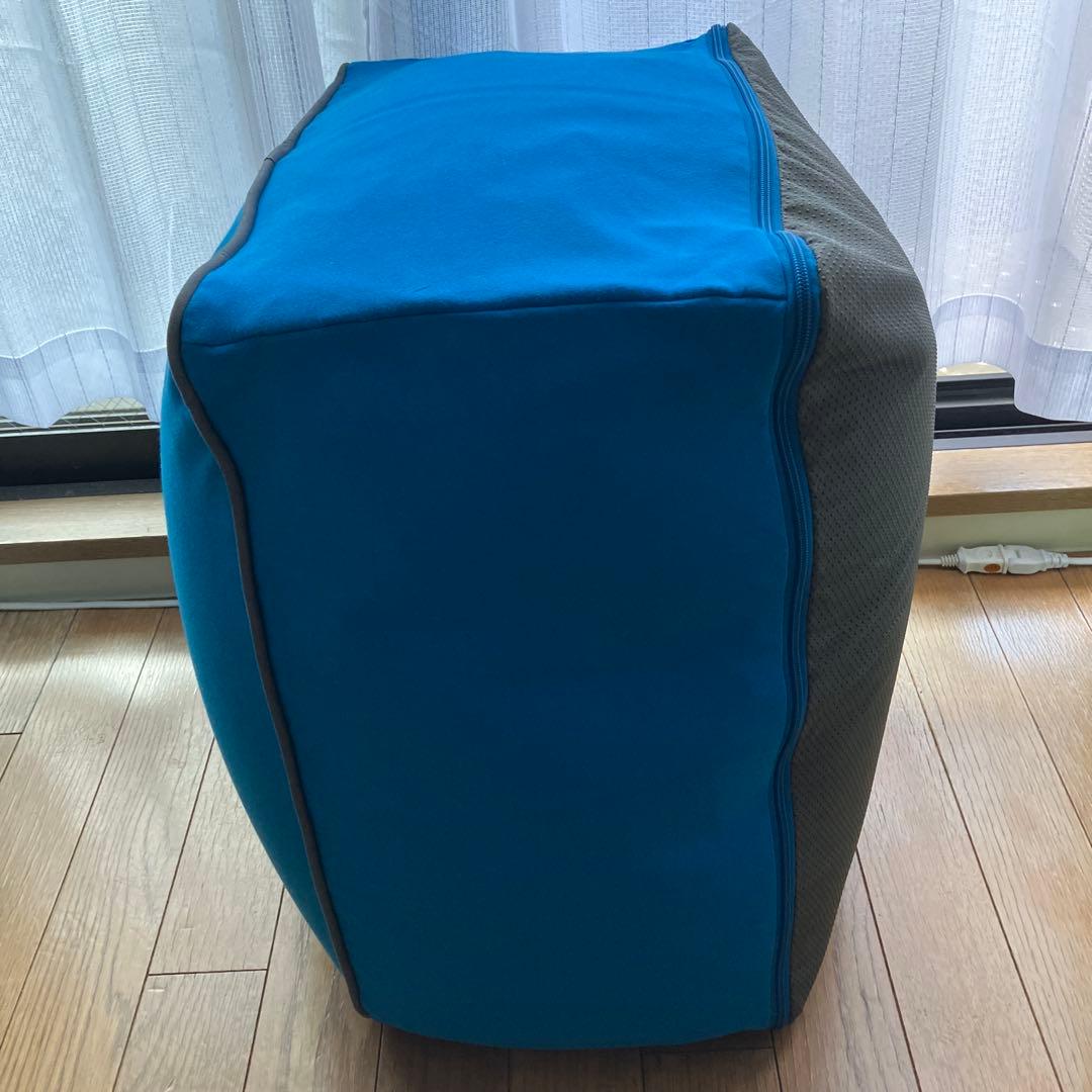 優*駿様 ヨギボーオットマン青➕ライムグリーン交換用カバー