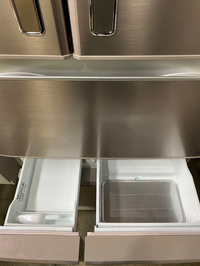 TOSHIBAノンフロン冷凍冷蔵庫481L GR-G48FX(N)除菌・清掃済み