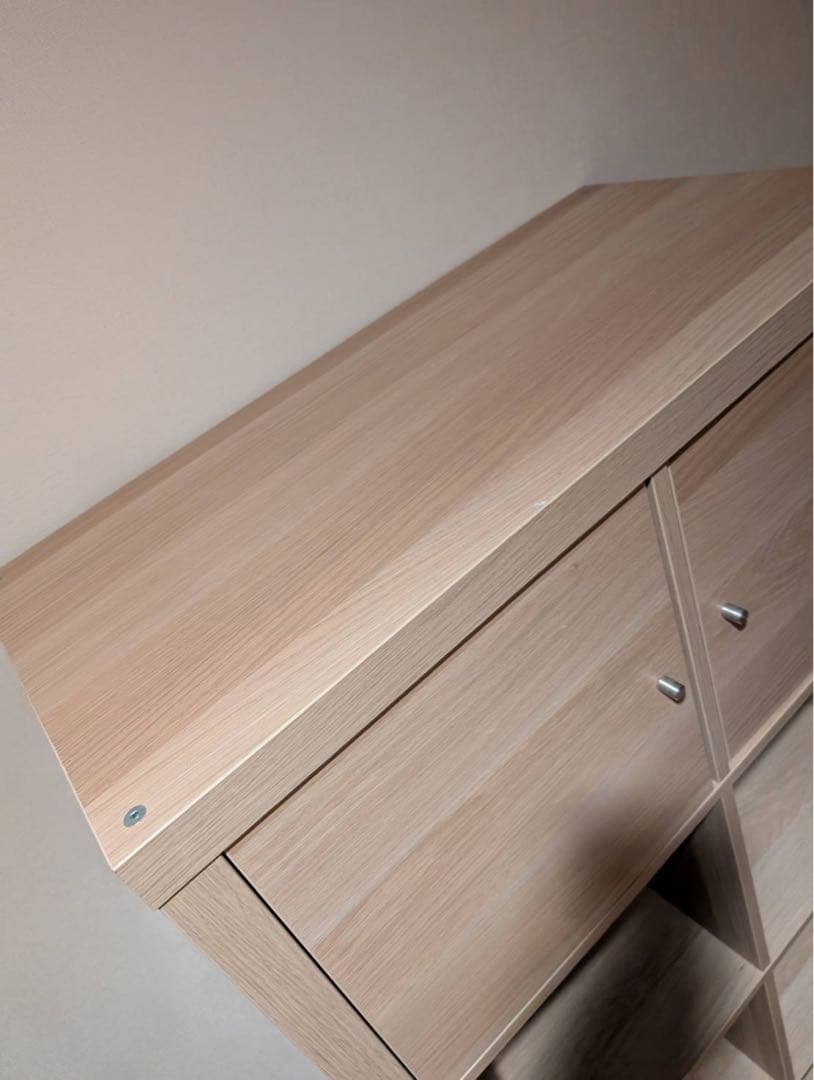 【購入前にコメント】IKEA イケア カラックス 扉 シェルフ 棚家具 ウッド