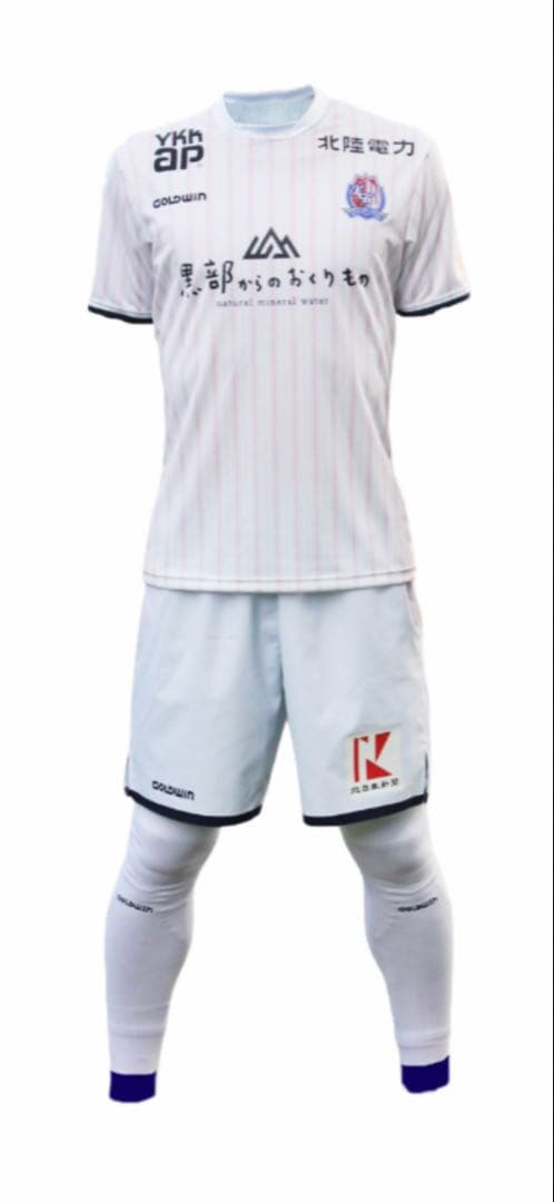 柳下大樹 選手　実着用 直筆サイン カターレ富山 ユニフォーム