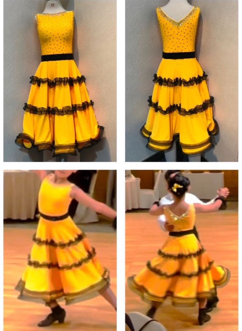 美品★ドレス★キッズ★ジュブナイル★ジュニア★社交ダンス