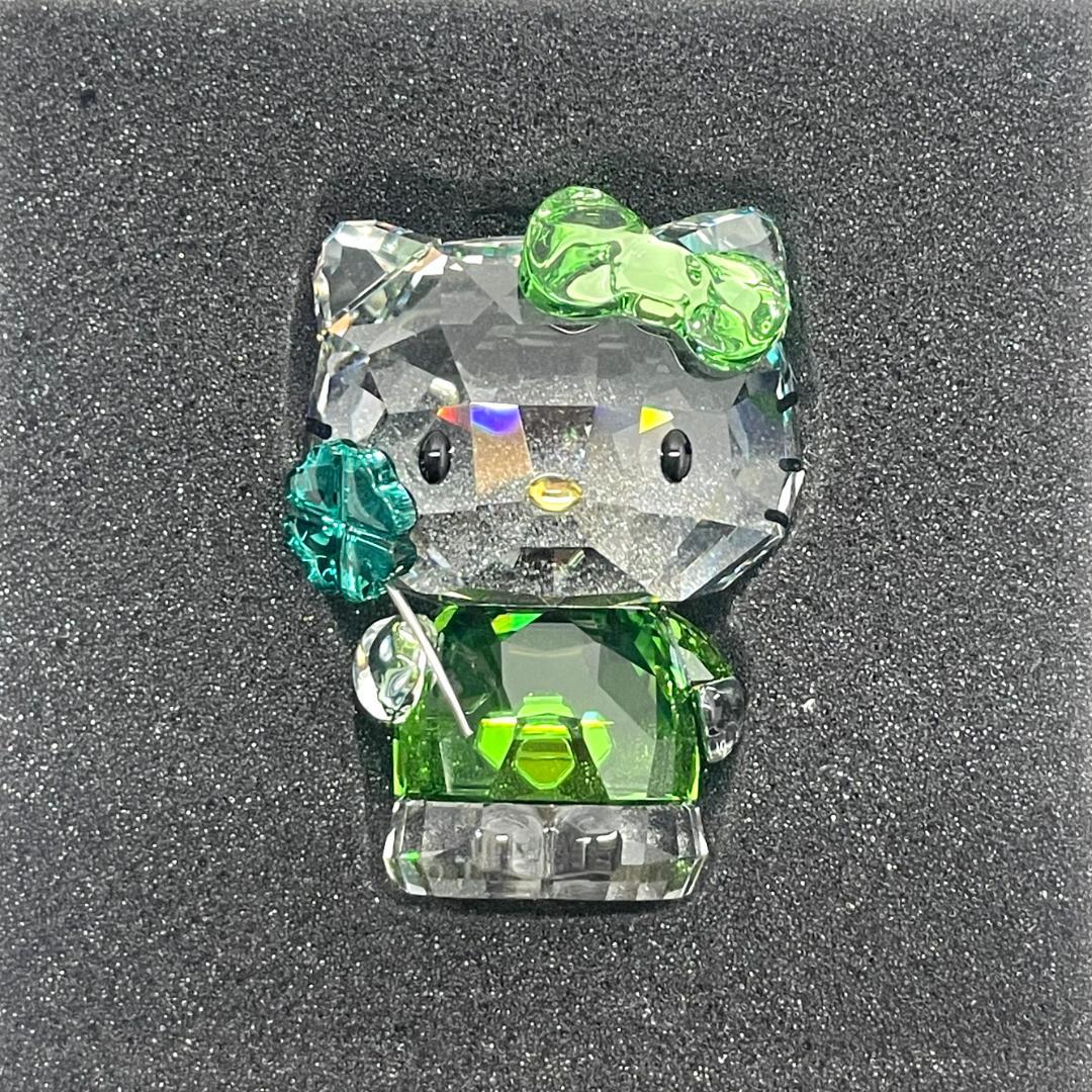 Y601-132　SWAROVSKI ハローキティ クリスタル 置物