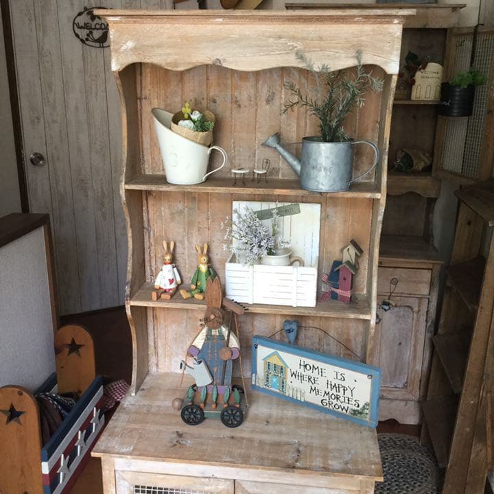 大幅値下げ‼️ カントリー家具　リサイクルウッド カップボード