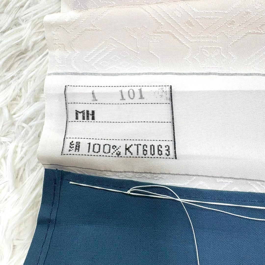 uri様 正絹 伊と幸　承華縮緬 　白生地 反物　一反 シルク100%