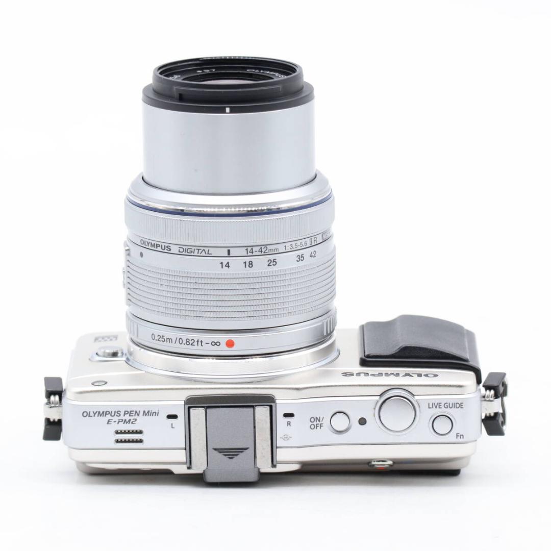 美品 オリンパス ミラーレス一眼 PEN mini E-PM2 レンズキット