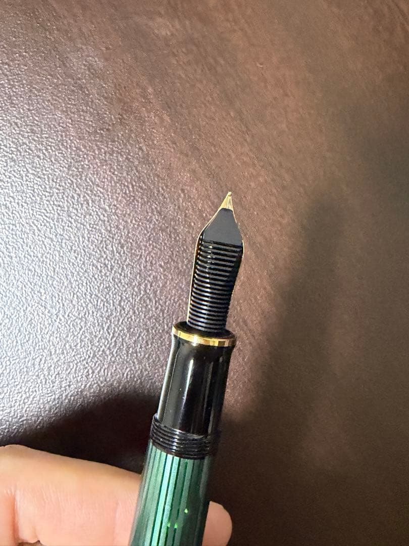 ペリカン M1000 スーべレーン 緑縞 F Pelikan