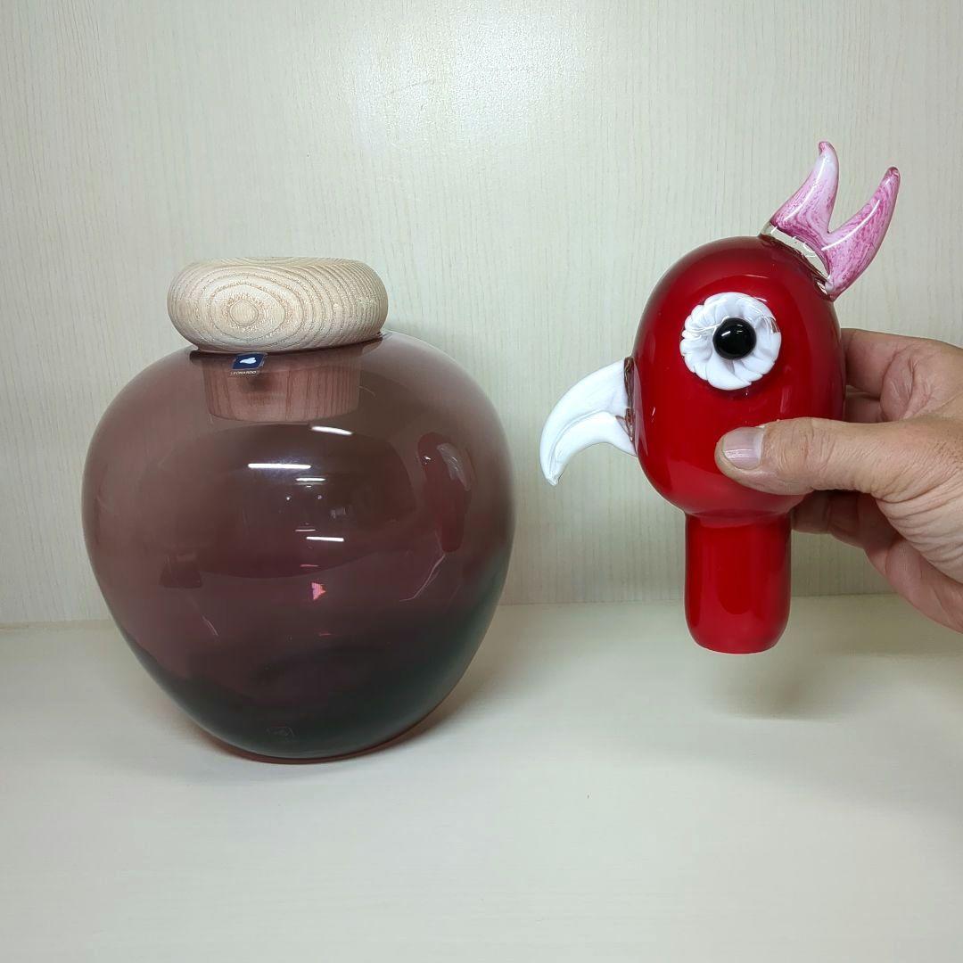 LEONARDO Papageno　bardバイオレット 花瓶 　H31cm