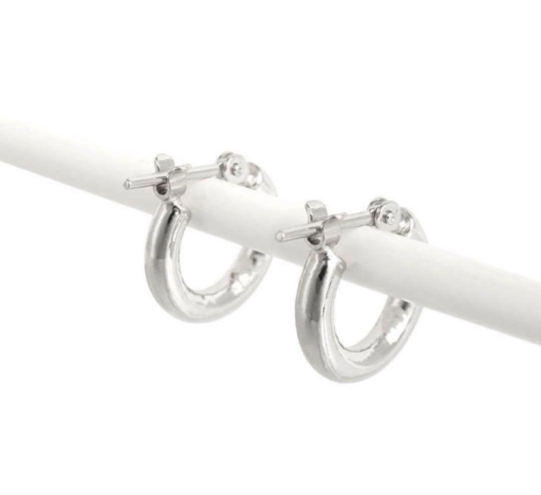 K18WG ミルフローラ フープピアス ピアス