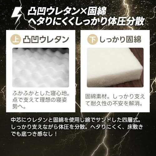 ごろ寝マット セミシングル 70×180cm 【しっかり四層厚み9cm！☆★☆彡