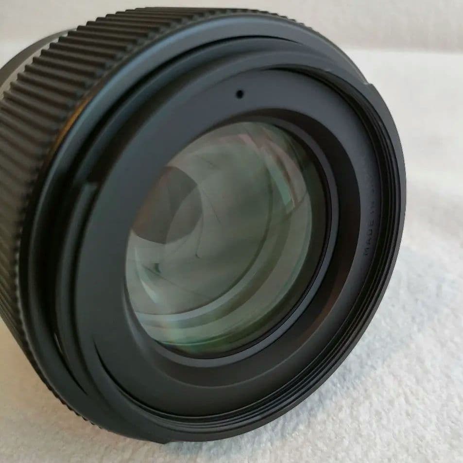 【美品】 SIGMA 56mm F1.4 フジXマウント箱なし 保護フィルター付