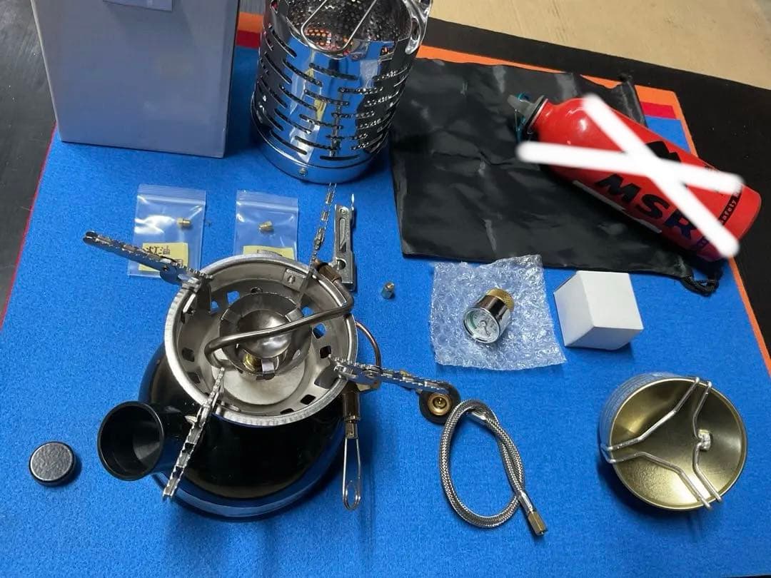 HEIYEマルチ燃料仕様タンク一体式ストーブと追加付属品新品未使用豪華セット