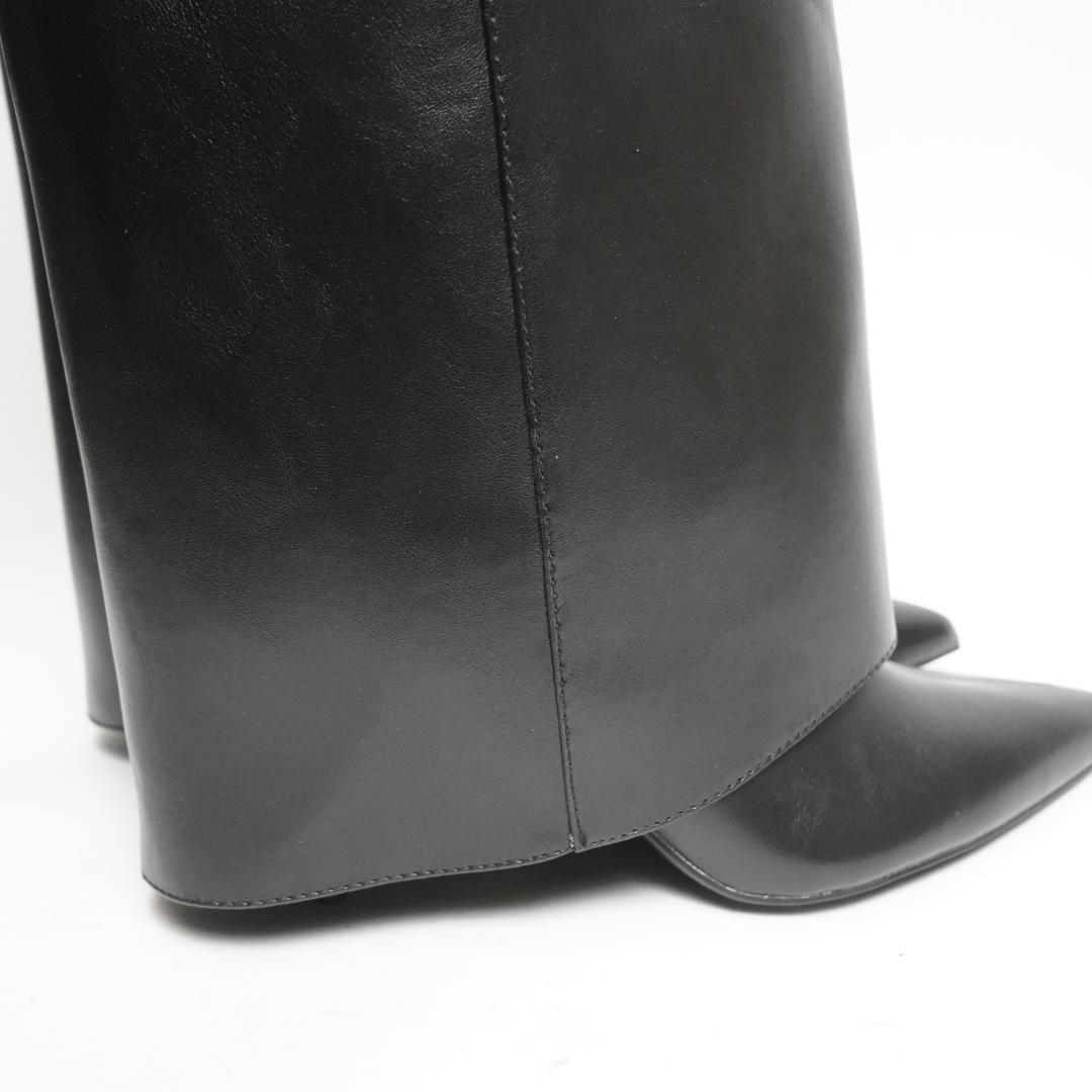 【新品未使用タグ付き】ZARA ザラ ハイヒールゲーターブーツ 23 eu35