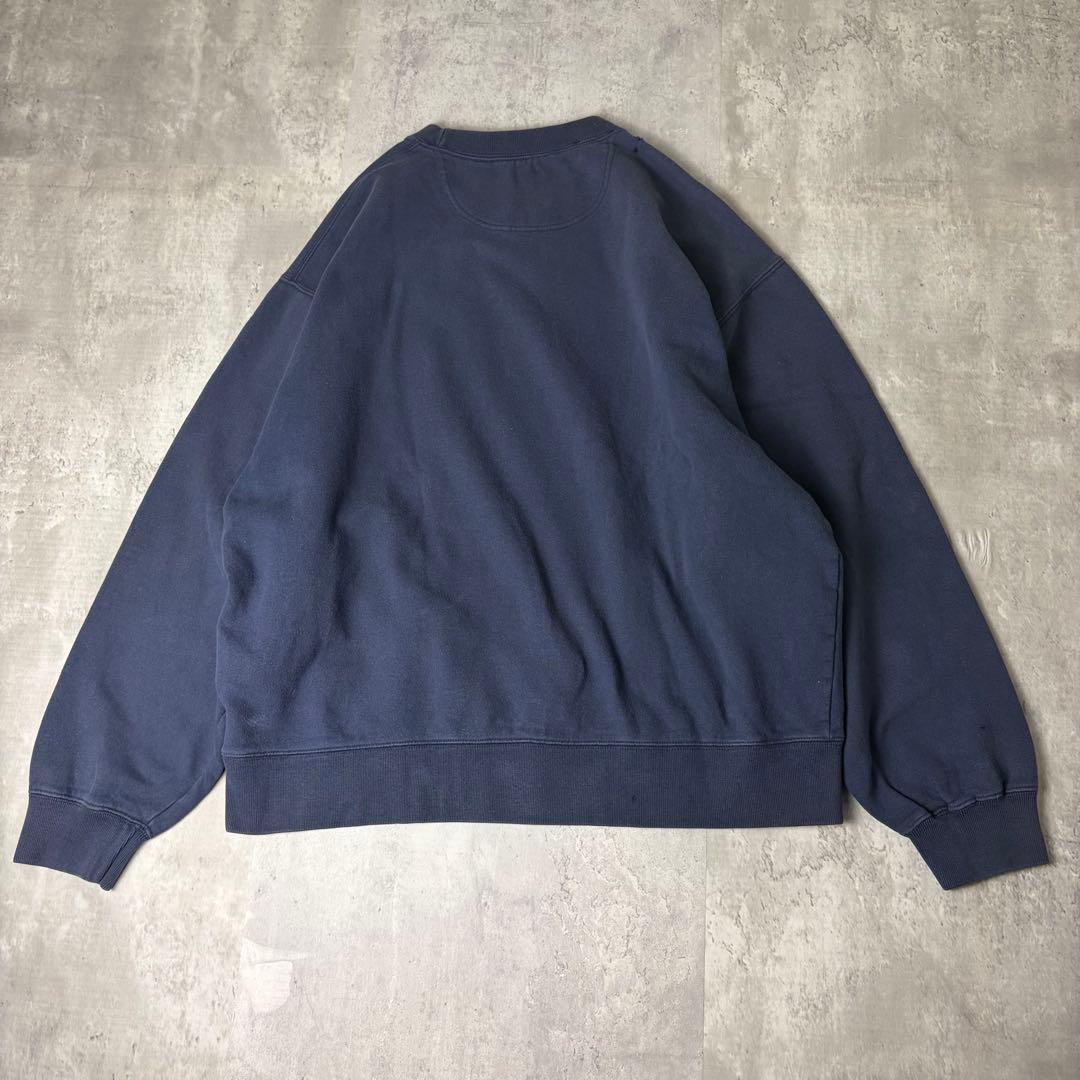 90s USA製 OLD GAP 無地 ブランク スウェット XL ネイビー 紺