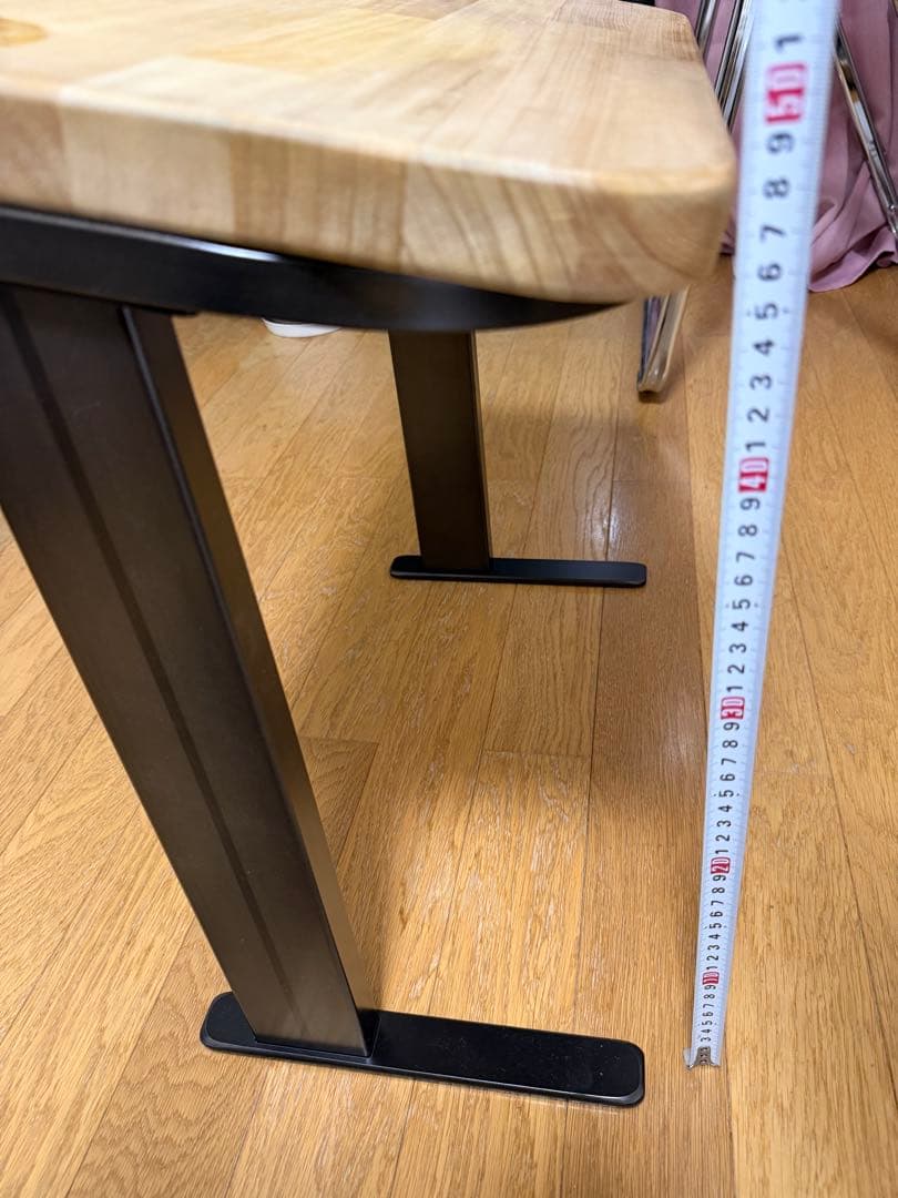 ごろ寝サポートスマホホルダー　サイドテーブル 木製天板 ドリンクホルダー付き