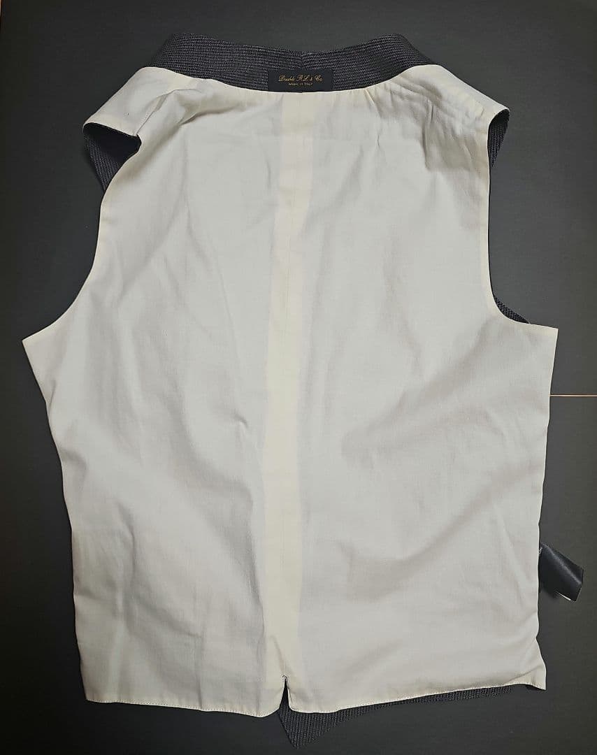 RRL Double RL イタリア製 グレー チェック ベスト 36R