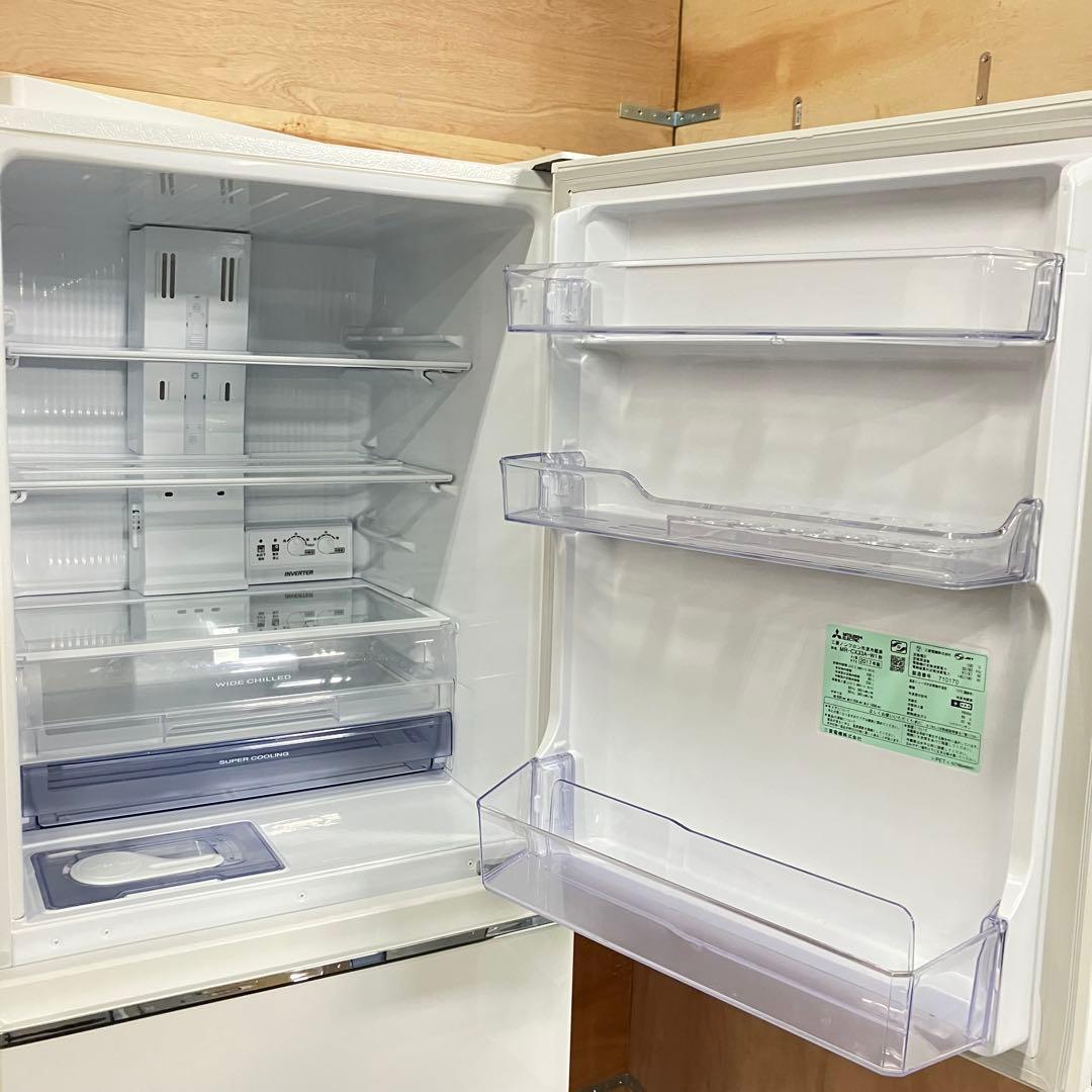 一都三県限定　配送設置無料　冷蔵庫　3ドア　MITSUBISHI 330L