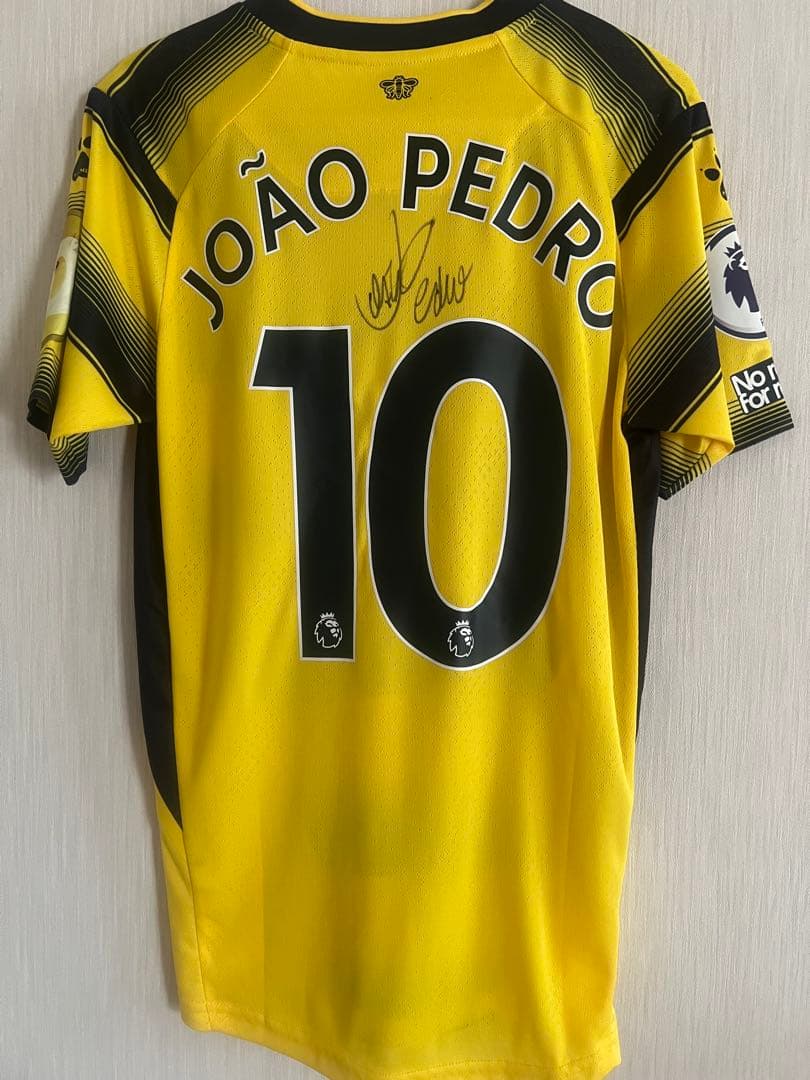 ワトフォード ジョアン　ペドロ　実使用ユニフォーム　サイン入り　チェルシー