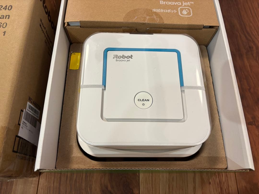 未使用◆iRobot Braava jet 240 本体 & クリーニングパッド