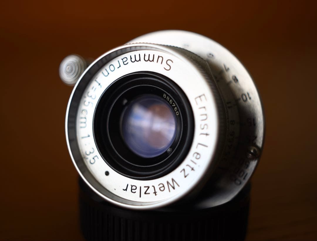 【極美品】純正フィルター付　leica summaron 35mm f3.5 L