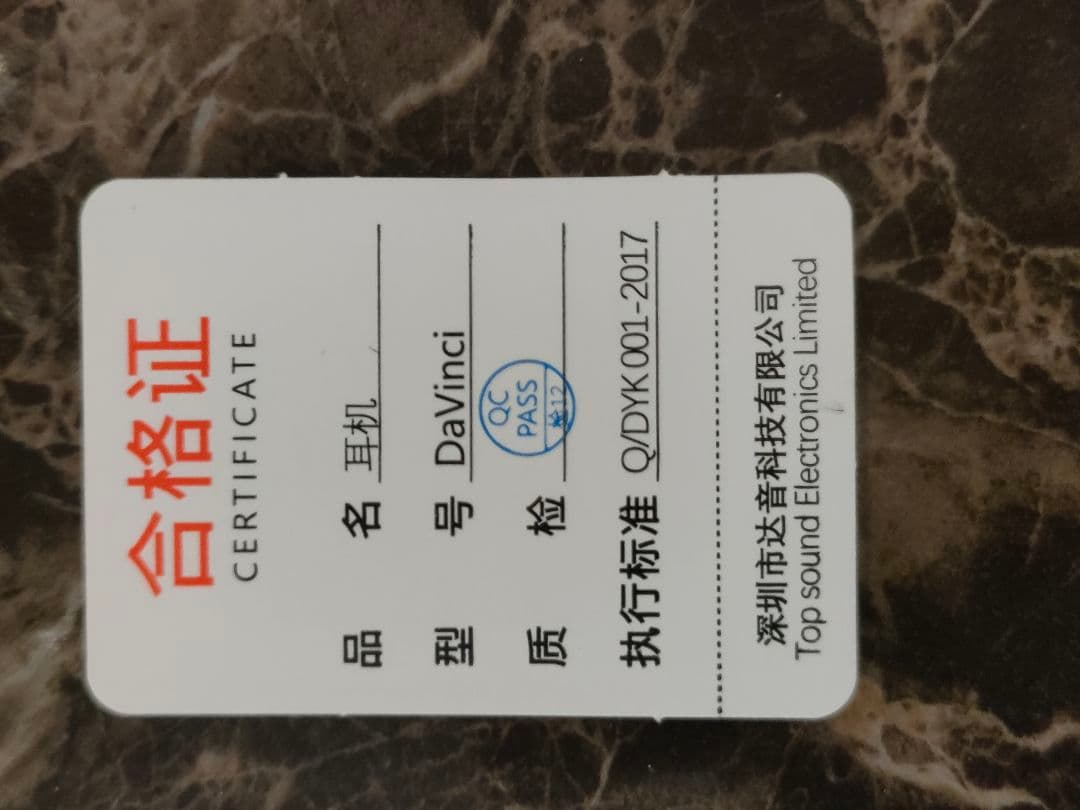 DUNU DaVinci 有線イヤホン　ジャンク