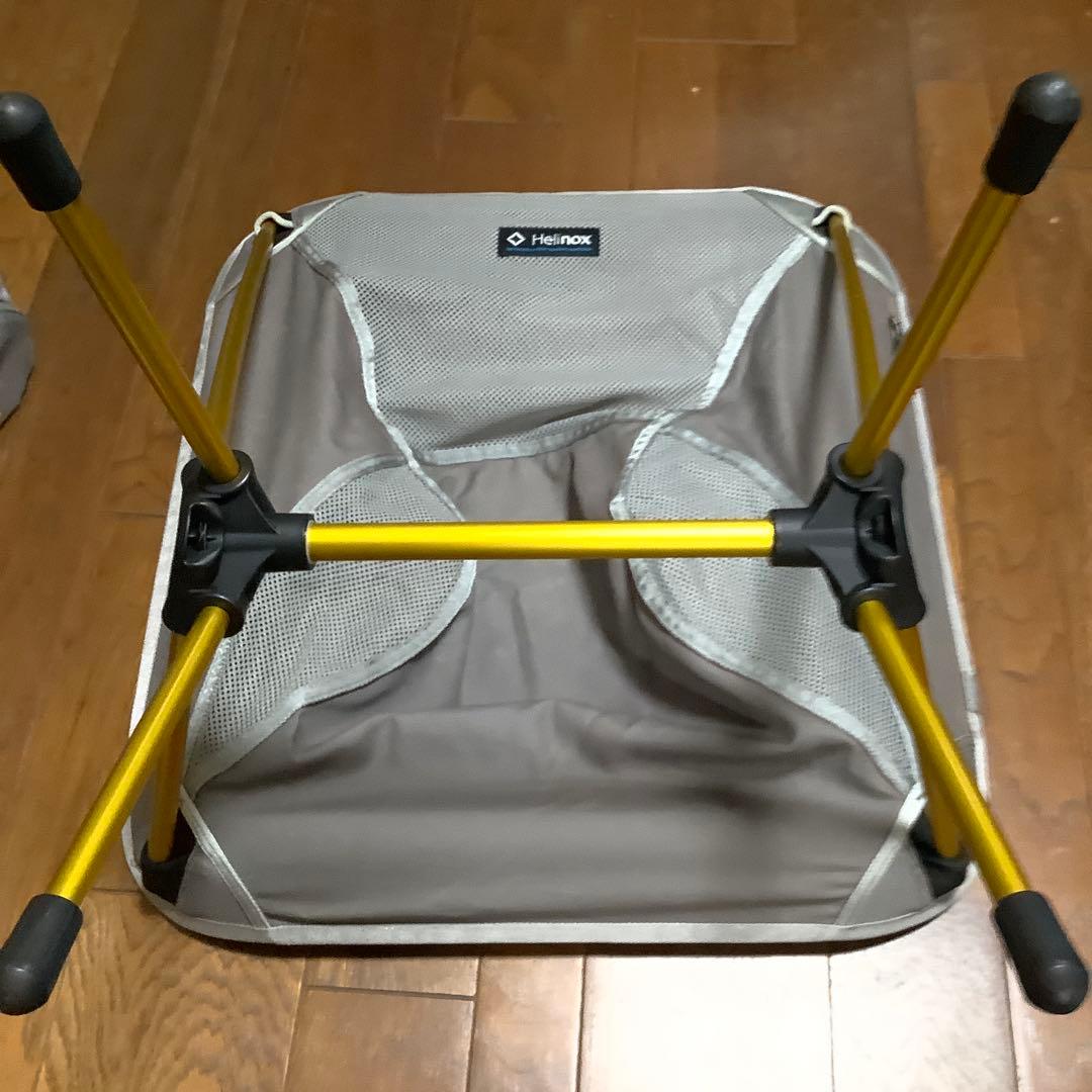 使用少 Helinox チェアワンシリーズ グレー アウトドア チェア