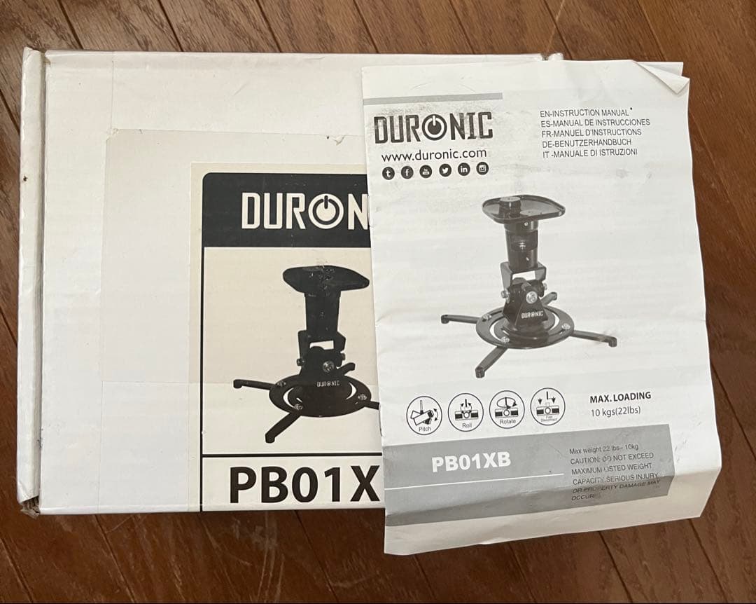 OWNKNEW GC357 プロジェクター　天吊り＋おまけ(スクリーン) セット