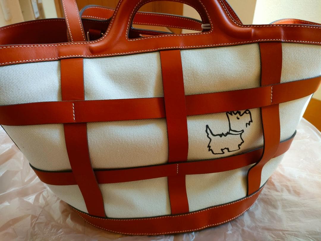 【新品】イギリス　ラドリーロンドン　野菜柄　ショルダーバッグ　大