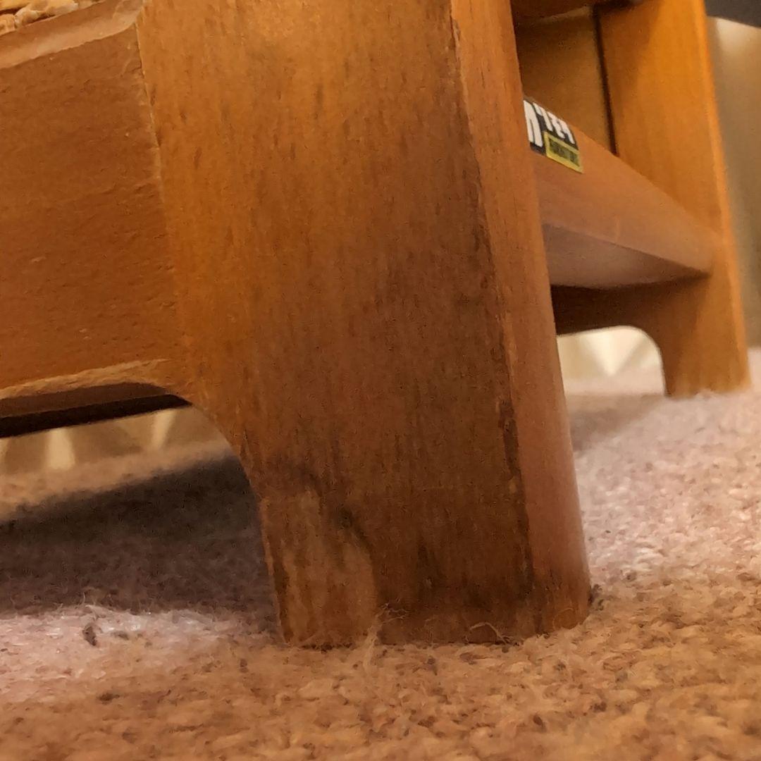 値下げオールドカリモク8段スリッパラックラタン