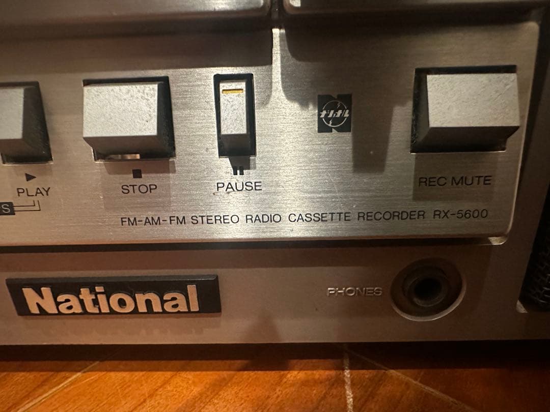 【希少】ナショナル ラジカセ RX-5600 メタルテープ 動作確認済