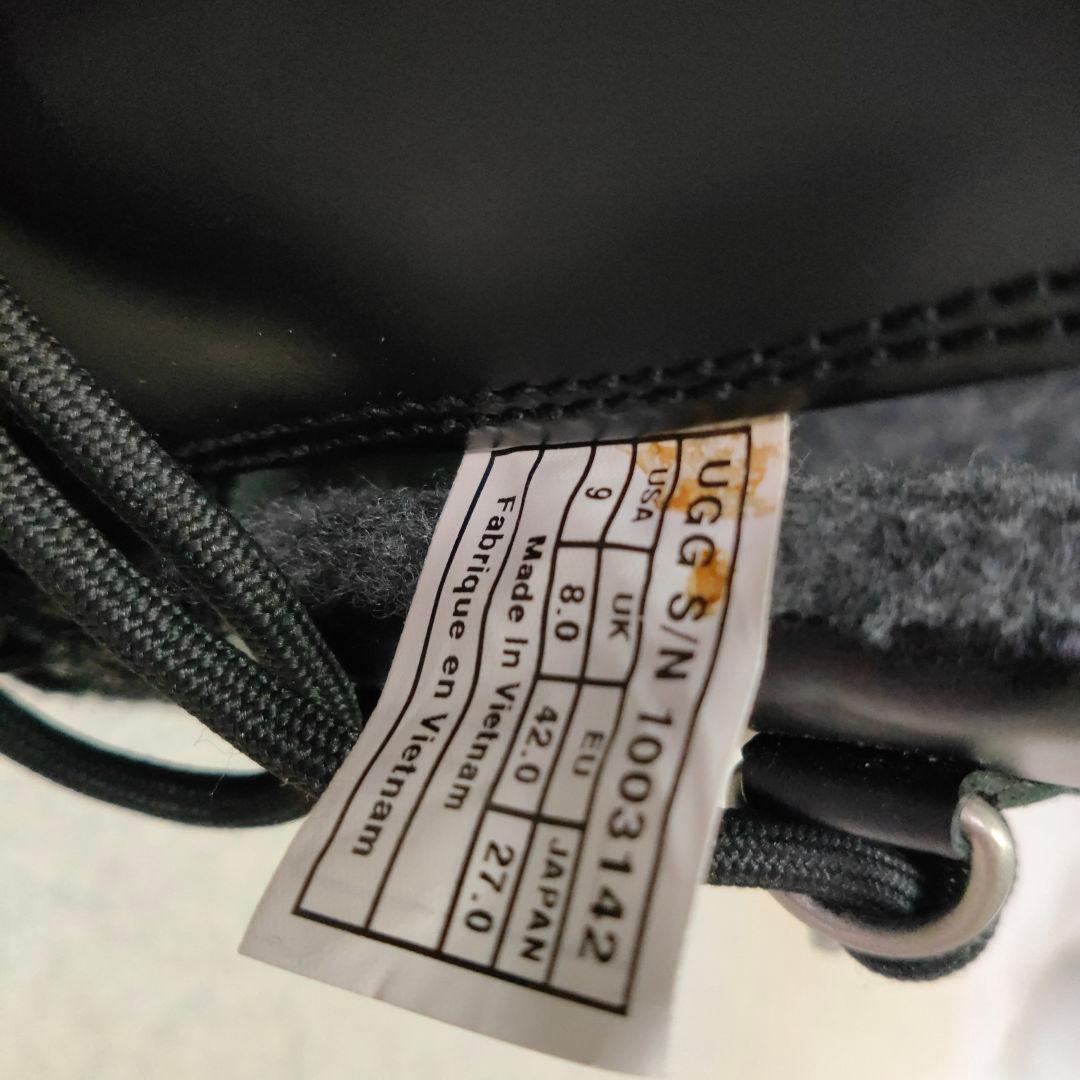 美品 UGG ブラック ブーツ 27cm