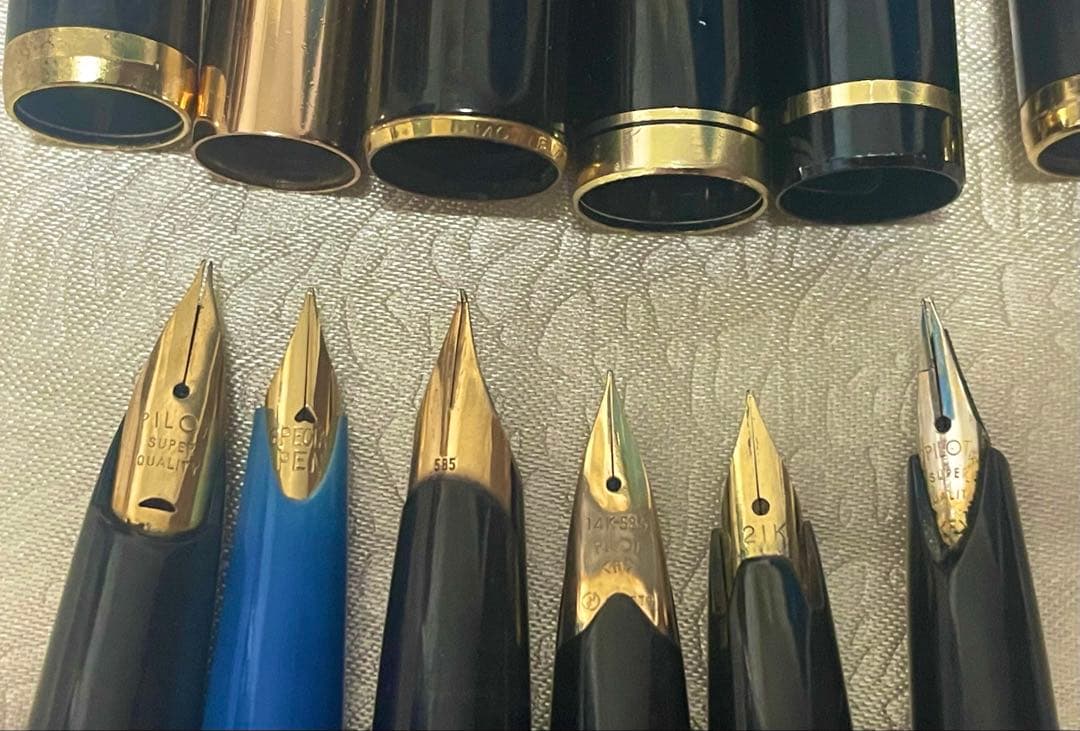 と*の様 万年筆 まとめ　21K 14K 585 MONTBLANC 金ペン先