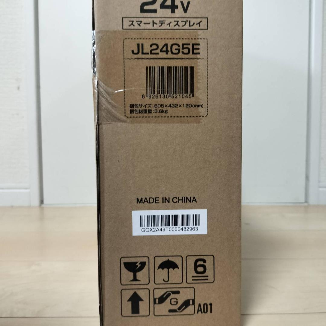 チューナーレス テレビ スマートテレビ 24型androidTV JL24G5E