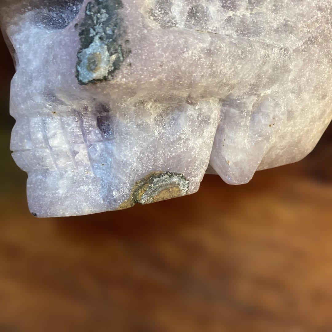 アメジスト　クリスタル　スカル 天然石 頭蓋骨