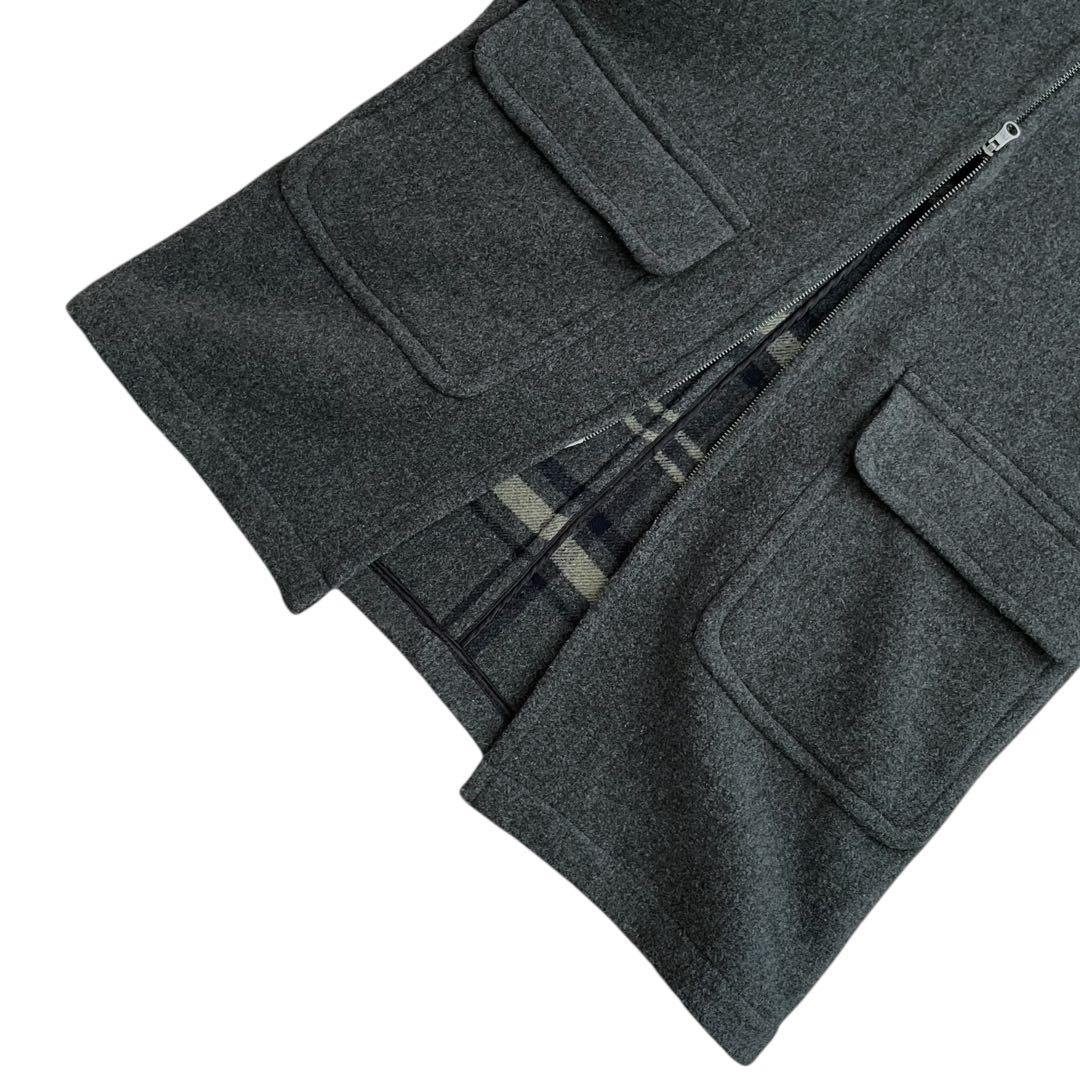 【美品】EddieBauerエディ-バウア- 90s フード付き ウール コート