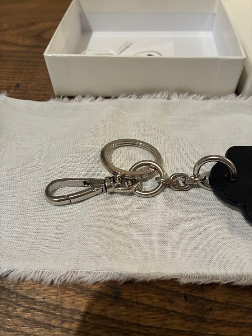お値下げ中！Maison Margiela タグ型キーホルダー ブラック