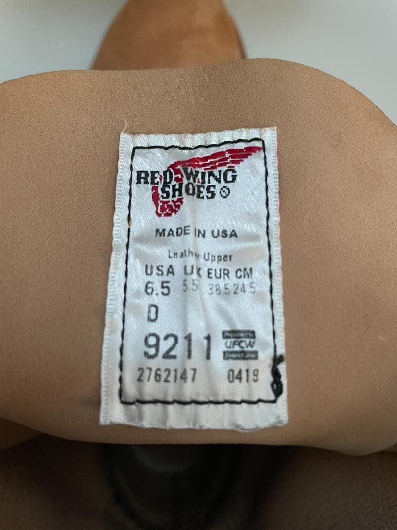 カ*ル様 RED WING (レッドウィング) 9211 9インチ ロガーブーツ