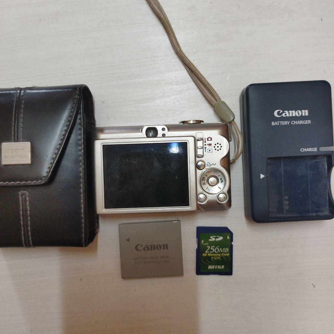 Canon IXY DIGITAL 5.0MP 本体と付属品