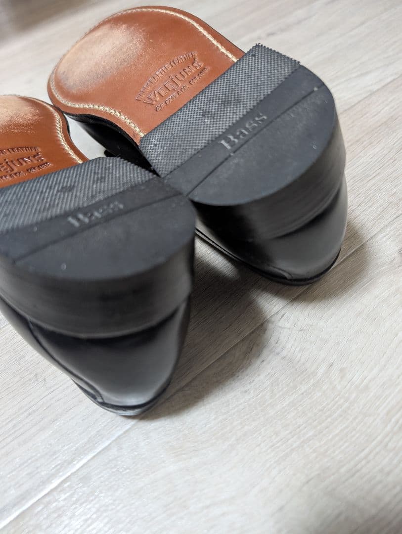 GHbass Weejuns ブラック/ホワイト ローファー