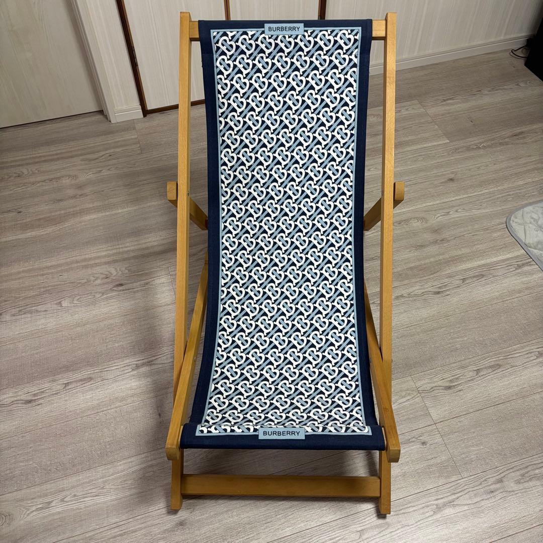 バーバリー BURBERRY リクライニングチェア ロッキングチェアー ウッド