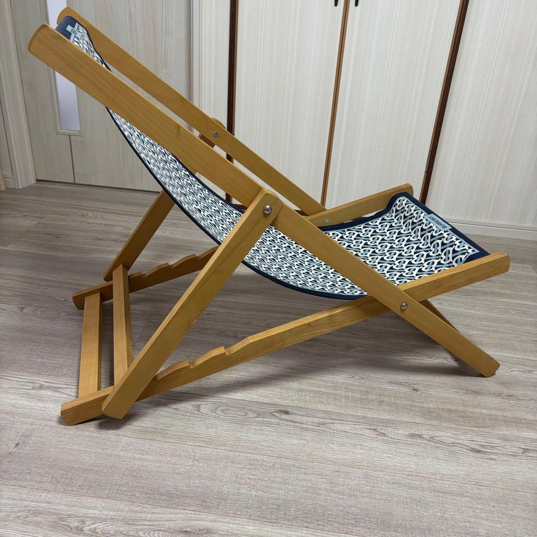 バーバリー BURBERRY リクライニングチェア ロッキングチェアー ウッド